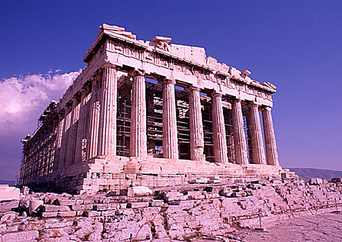古希腊,建筑,帕台农神庙,雅典卫城,雅典,希腊