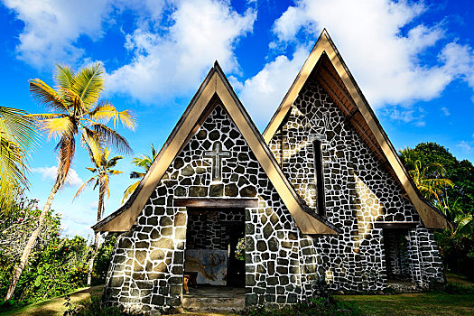 教堂,岛屿,米尔恩湾,巴布亚新几内亚,大洋洲