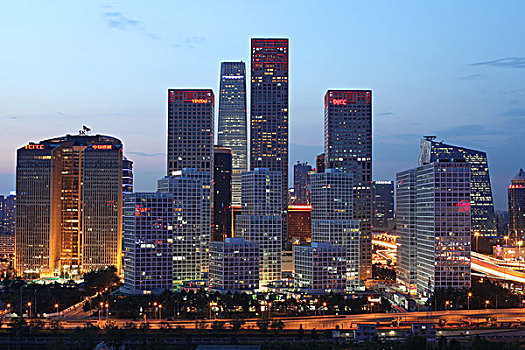 北京cbd建筑群