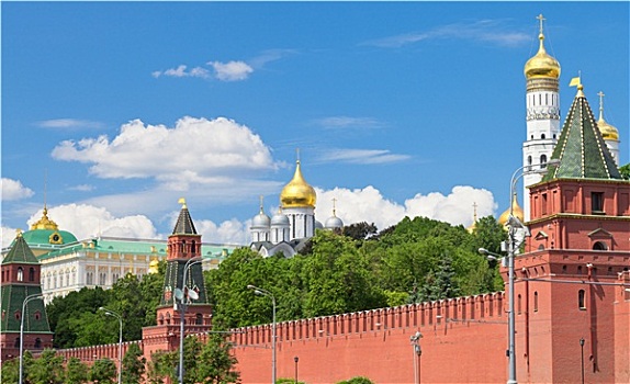 墙壁,大教堂,莫斯科,克里姆林宫