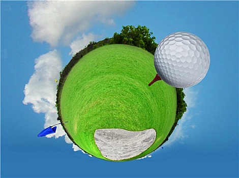 抽象,高尔夫球,球座