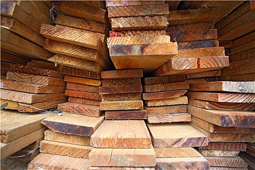 一堆,木材