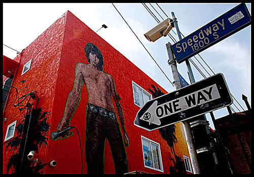 壁画,快车道,威尼斯,洛杉矶,加利福尼亚