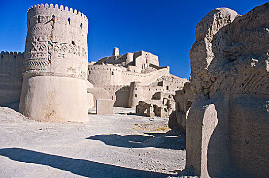 城堡,世界遗产,毁坏,地震,2003年,伊朗,亚洲