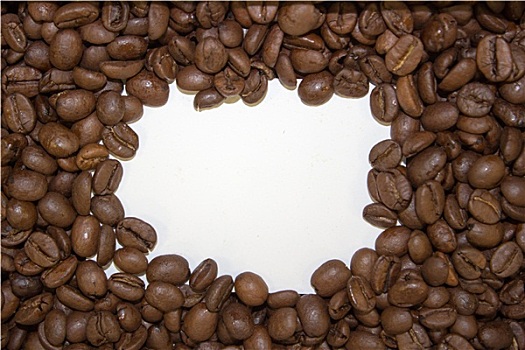 咖啡豆,框