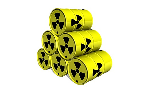 黄色,桶,辐射,标识