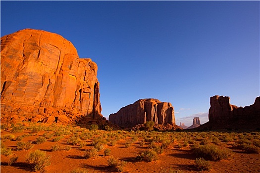 纪念碑谷,北方,窗户,风景,犹他