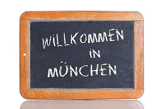 老,黑板,文字,德国,慕尼黑