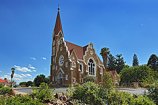教堂,耶稣,1896年,温得和克,纳米比亚,非洲