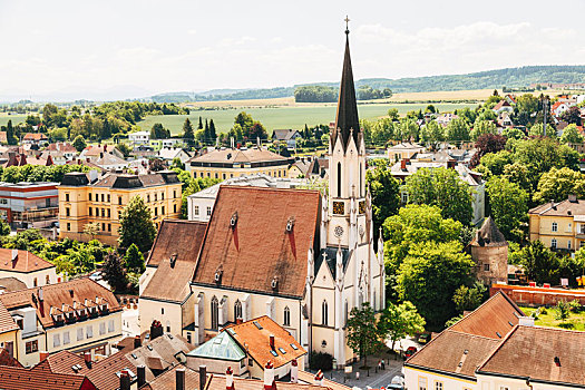 著名,梅克,教堂,多瑙河,下奥地利州