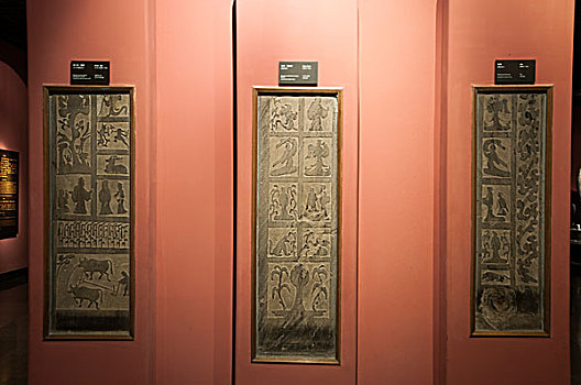 西安碑林博物馆雕塑藏品雕刻文物