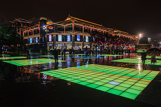 雨夜大唐不夜城