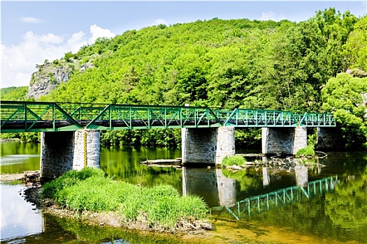 桥,河,下奥地利州,奥地利