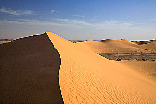 加达梅斯,利比亚,荒漠沙丘,户外,老,新,城镇