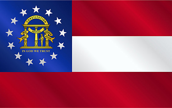 乔治亚,旗帜,光泽