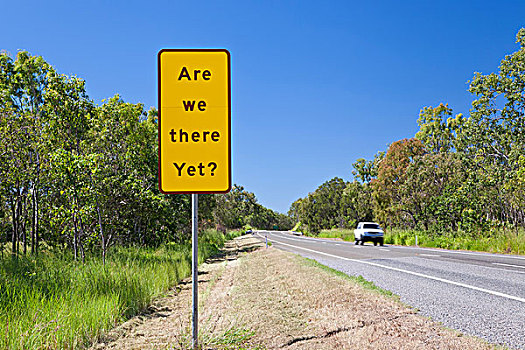路标,昆士兰,澳大利亚