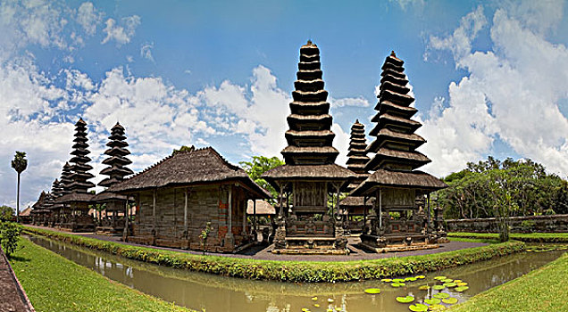全景,皇家,庙宇,巴厘岛,印度尼西亚