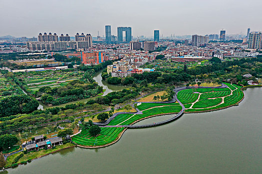城市景观湿地公园