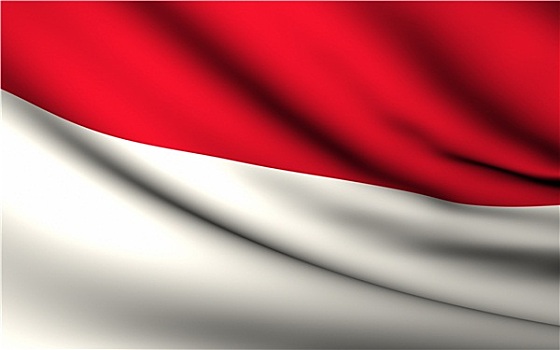 飞,旗帜,印度尼西亚,国家,收集