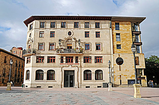 历史建筑,广场,奥维耶多,阿斯图里亚斯,西班牙,欧洲