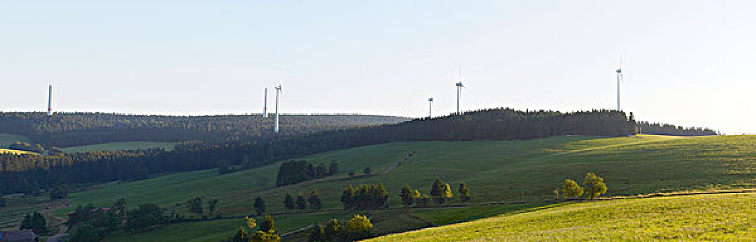 风轮机,黑森林,巴登符腾堡,德国