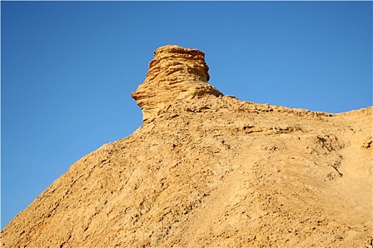 骆驼,头部,石头,突尼斯