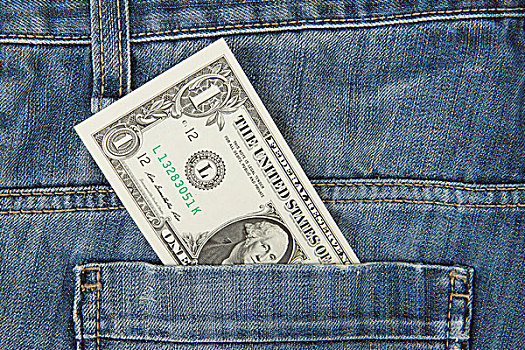 微距,时尚,牛仔裤,美洲,一美元