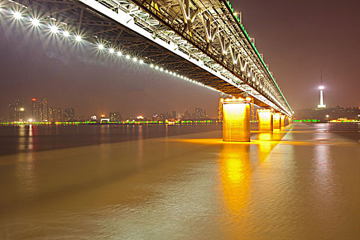 长江,桥,武汉,中国