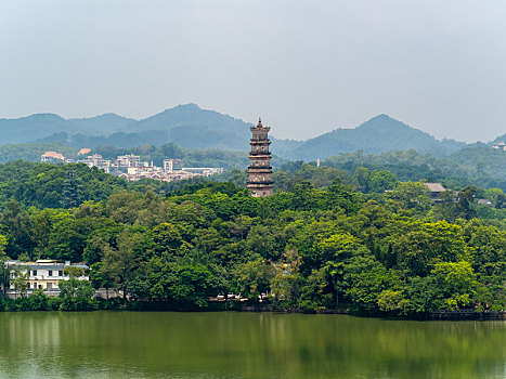 惠州西湖美景怎么画图片