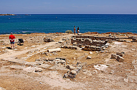 古老,教堂,克里特岛,希腊,欧洲
