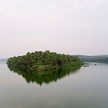 全景,湖,迈索尔,印度