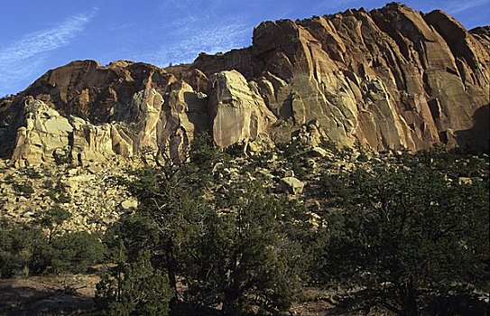 岩石构造,风景,大阶梯-埃斯卡兰特国家保护区,犹他,美国