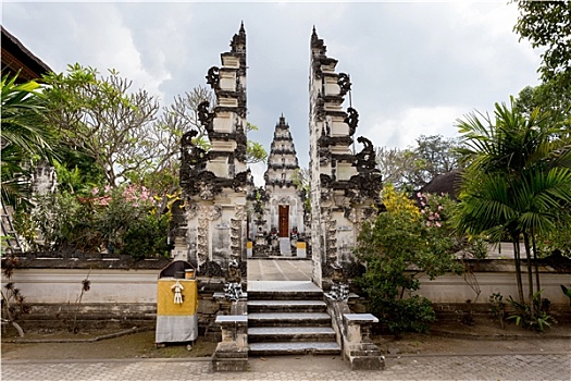 小,印度教,庙宇,巴厘岛