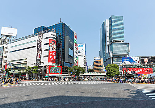 日本东京涩谷商业圈