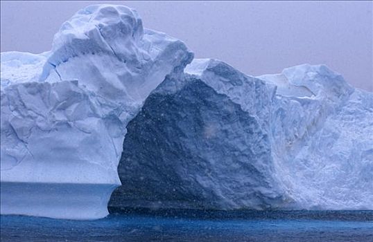 拱形,冰山,南极
