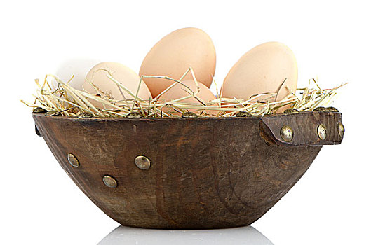 蛋,木头,碗