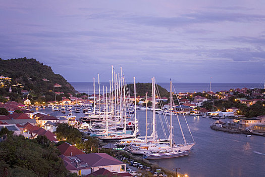 帆船,圣巴泰勒米,加勒比海