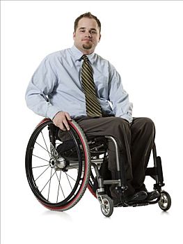 男人,轮椅