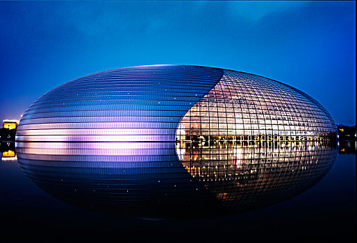 国家大剧院,北京夜景,北京风光