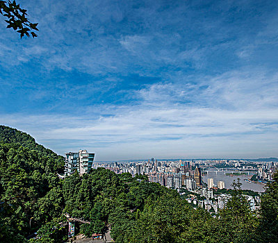 2021年重庆市南岸区南山一棵树风景区观景阁楼