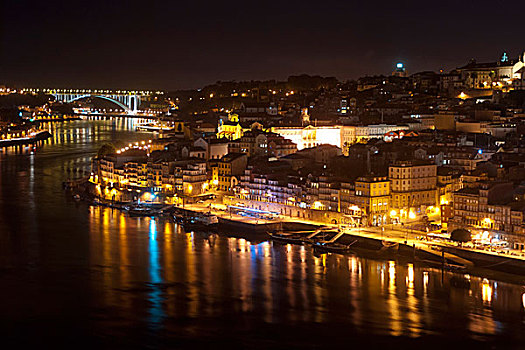 波尔图,夜晚,葡萄牙