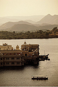湖上皇宫,酒店,拉贾斯坦邦,乌代浦尔,印度