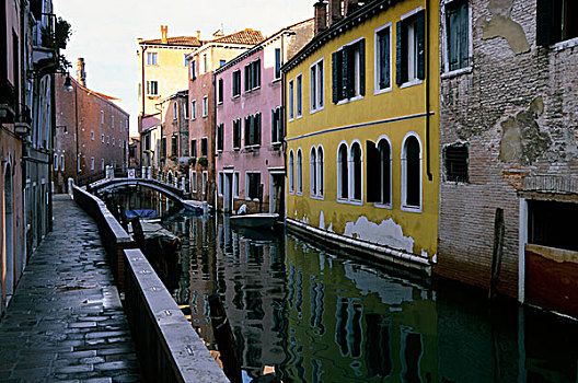 意大利,威尼斯,运河,场景