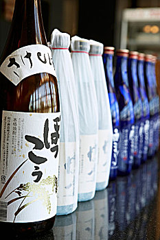 日本,日本米酒,瓶子