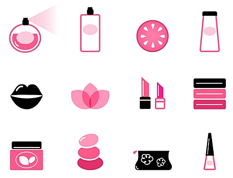 奢华,化妆,象征,粉色,音乐放大器,黑色