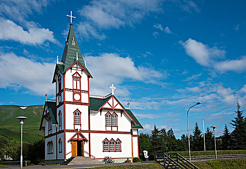 教堂,冰岛,欧洲