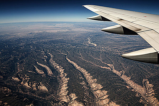 环境,风景,飞机,科罗拉多,美国,北美
