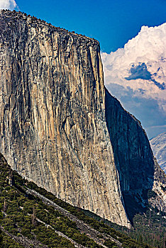 船长峰,优胜美地山谷,优胜美地国家公园,加利福尼亚,美国