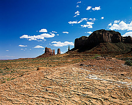 岩石构造,风景,纪念碑谷,亚利桑那,美国