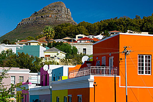 彩色,房子,地区,开普敦,西海角,南非,非洲